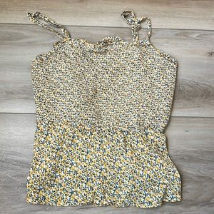 Old Navy Floral Peplum Top